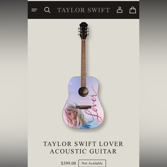 Taylor swift lover acoustic guitar - Picture 2 of 2